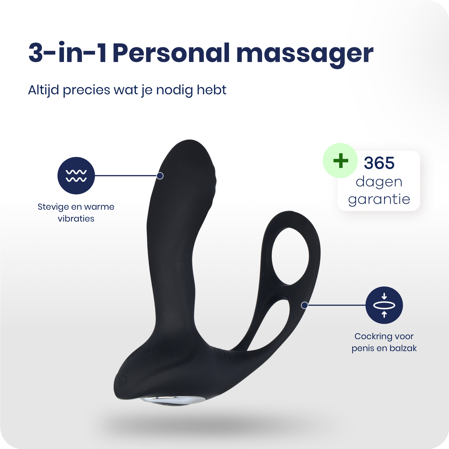 MyFantasy Prostaat Stimulator met Cockring – met Afstandsbediening