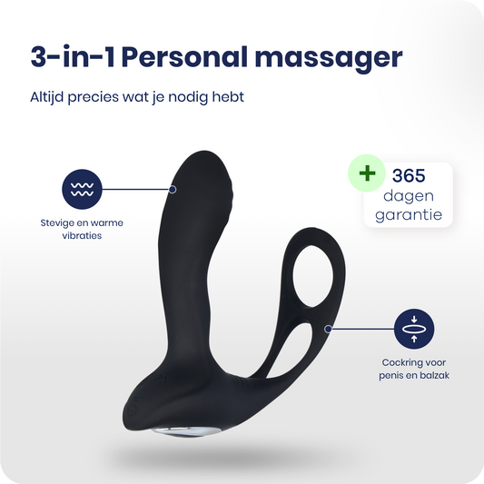 MyFantasy Prostaat Stimulator met Cockring – met Afstandsbediening
