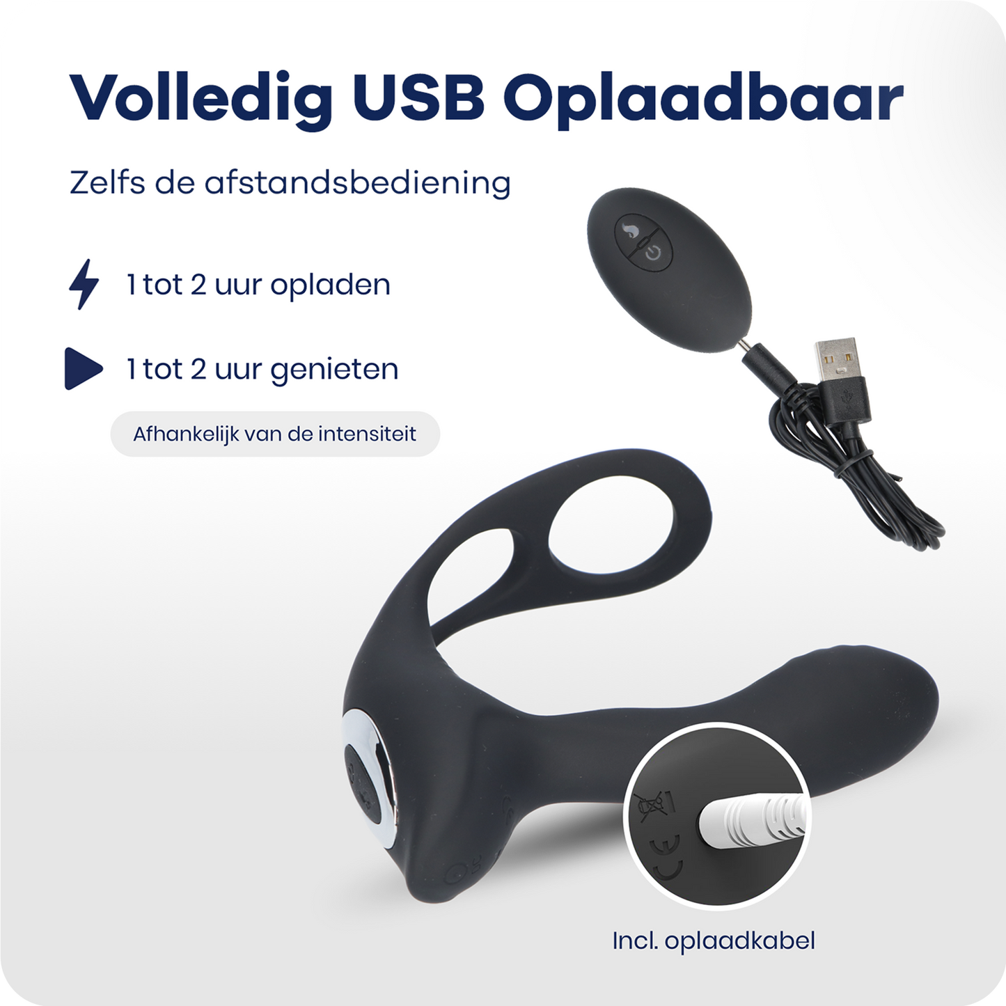 MyFantasy Prostaat Stimulator met Cockring – met Afstandsbediening