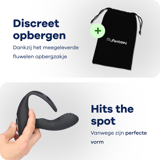 MyFantasy Prostaat Stimulator met Cockring – App Controle