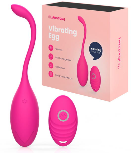 MyFantasy Vibrerend Ei met Afstandsbediening - Roze