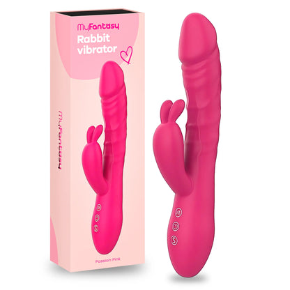 MyFantasy Stotende Rabbit Vibrator Verwarmbaar