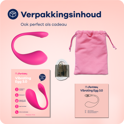 MyFantasy Vibrerend Ei 3.0 met App - Roze